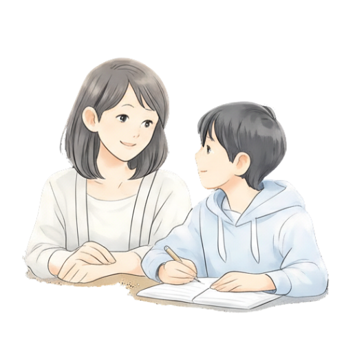 スタディハックの家庭負担軽減イメージ