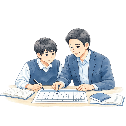 スタディハックの学習サポートイメージ