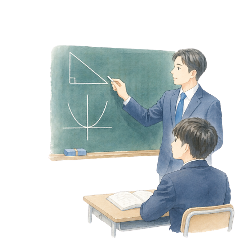 他塾の授業中心イメージ